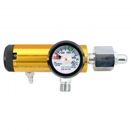 Click-Style Regulator with Hose Barb Outlet