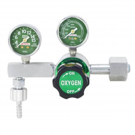 Flow Gauge Regulator with CGA540
