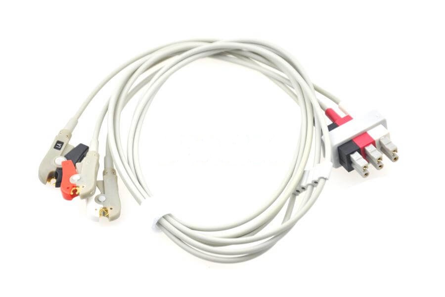 Philips 3 lead ECG leads wires